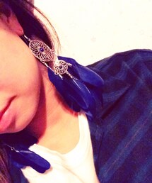 H&M | 羽ピアス(ピアス（両耳用）)