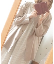 self service | ノーカラージャケット