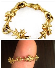 CHROME HEARTS | タイニーE CHクロスリング 22K(リング)