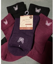 Can☆Do | 蝶々が好きなので色違いで買いました🦋(ソックス/靴下)