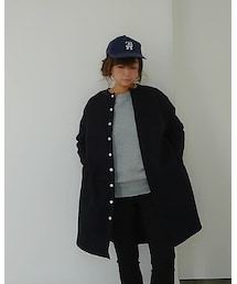 harmonie | ノーカラーコート