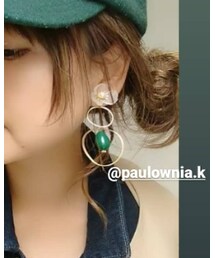 PAULOWNIA | イヤリング