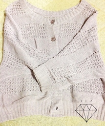 LOWRYS FARM | 2wayニット(カーディガン/ボレロ)