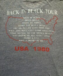 Chaser LA | AC/DC 1980 Back In Black Tour TEE(Tシャツ/カットソー)