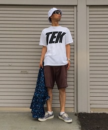 tek*one | 暑いから脱いだ💦(Tシャツ/カットソー)