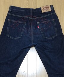 SCANNER | BACK PRINT DENIM(デニムパンツ)