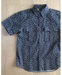 Kriminal Design | Leopard Army Shirt SS(シャツ/ブラウス)