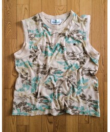 INHABITANT | Bamboo Leaves Spot Mesh NS(Tシャツ/カットソー)