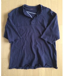 HOMLESS | Fake Layered Henley 3/4S(Tシャツ/カットソー)