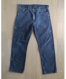 Levi's | 505 後染め＋ペンキカスタム(デニムパンツ)