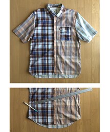 VOLCOM | Mixed plaid shirt (repaired (シャツ/ブラウス)