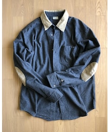 VOLCOM | 90’s Flannel Shirt w/ Fake Suede Patches(シャツ/ブラウス)