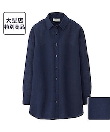 UNIQLO | プレミアムリネンシャツチュニック
(シャツ/ブラウス)
