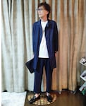 THE SHOP TK (ザ ショップ ティーケー )の「ジャケット/アウター(ステンカラーコート)」