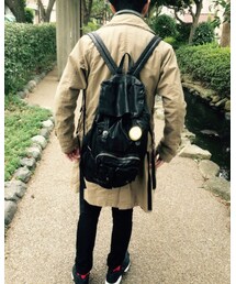 背面 | リュックはBuffalo Bobsで8年近く前に買ったのを大事に愛用しているよ☆(バックパック/リュック)