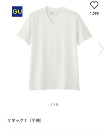 GU | VネックT(Tシャツ/カットソー)