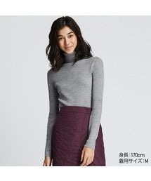 UNIQLO | エクストラファインメリノリブタートルネックセーター（長袖）(ニット/セーター)