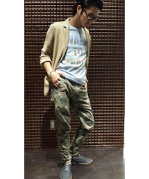 291295＝HOMME | 花柄パンツ(その他パンツ)