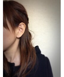 BEAUTY&YOUTH UNITED ARROWS | 一粒ダイヤのピアス(ピアス（両耳用）)