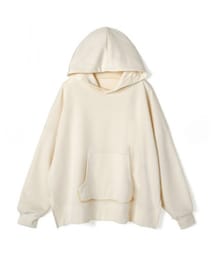 GRL | 裏毛フロントポケットスリットフードパーカー(パーカー)