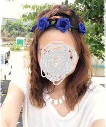 GU | フラワーヘッドバンド(ヘアバンド)