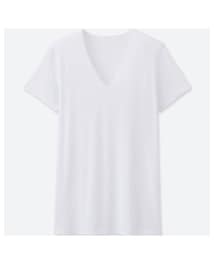 UNIQLO | エアリズムシームレスVネックT(半袖)(Tシャツ/カットソー)