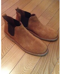 不明 | スエードキャメルのサイドゴア、一目惚れ♡(ブーツ)