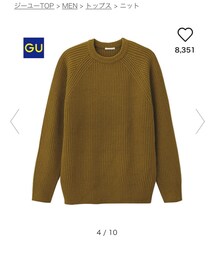 GU | アゼクルーネックセーター(ニット/セーター)