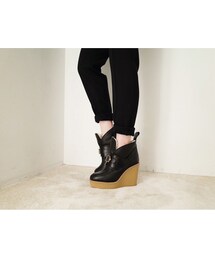 Chloe | ボアウエッジブーツ(ブーツ)