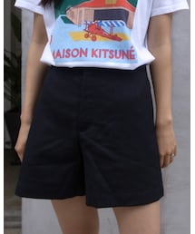 Maison Kitsune | ストライプショートパンツ(その他パンツ)
