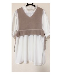 しまむら | 2セットリボンビスチェ(ベスト)