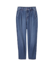 GU | ハイウエストマムジーンズ(デニムパンツ)