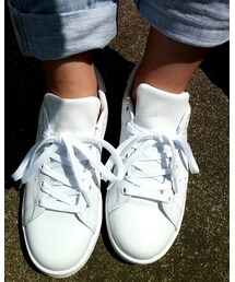 adidas | adidas アディダス STAN SMITH スタンスミス S75104 16SP ABC-MART限定 RWHT/RWHT/RWHT(スニーカー)