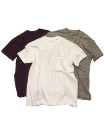 BLACK&BLUE | BLACK&BLUE × Filmelange VネックポケットTシャツ (Tシャツ/カットソー)