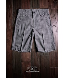 FIND | FIND F070330 羊毛格紋緹花袋中袋西裝短褲(その他パンツ)