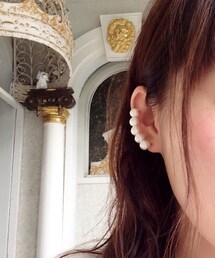 コットンパールピアス | ピアス（片耳用）