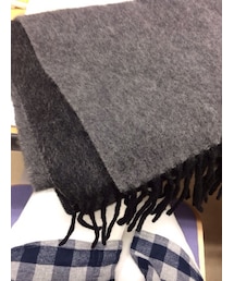 カシミヤマフラー 父からのpresent(マフラー)