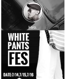 WHITE PANTS FES✨ | その他