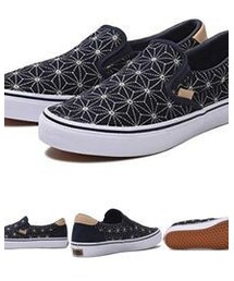 VANS | VANS SLIP ON V98SASHIKO「JAPAN FABRICS COLLECTION」「麻の葉柄」という伝統的な幾何学模様の刺し子を落とし込んだモデル(スリッポン)