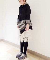 Three Four Time | ケミカルレースギャザースカート(スカート)