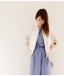 Three Four Time | レースmixブルゾン(ブルゾン)