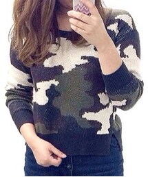 Andemiu | カモフラ柄ニット(ニット/セーター)