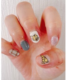 おネイル 🧀 | Samansa Mos2 lagomのトムとジェリーコラボ商品があったので♡(その他)