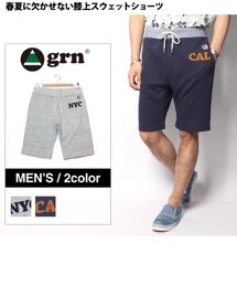 grn | 刺しゅう入りスウェットショーツ(その他パンツ)