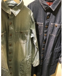 grn | シャツワンピース