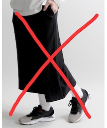 WEGO | WEGO/裏毛ガウチョパンツ(スウェットパンツ)