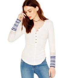 Free People Thermal Cuff Henley(シャツ/ブラウス)