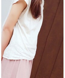 ayuayu** handmade | オフショルダーブラウス / cotton 100%(シャツ/ブラウス)
