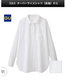 GU☆オーバーサイズシャツ | (シャツ/ブラウス)