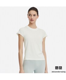 UNIQLO | uniqloalexanderwang AIRism 無痕T恤(短袖)(Tシャツ/カットソー)